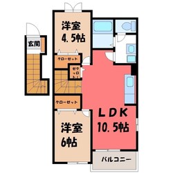 フロレスタ Cの物件間取画像